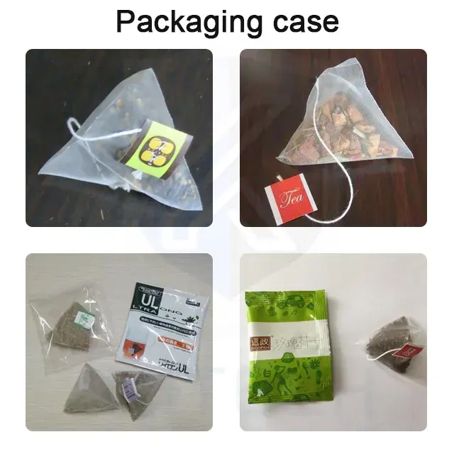 New Small Business Automatic triangle bag Packaging Machine for tea bag