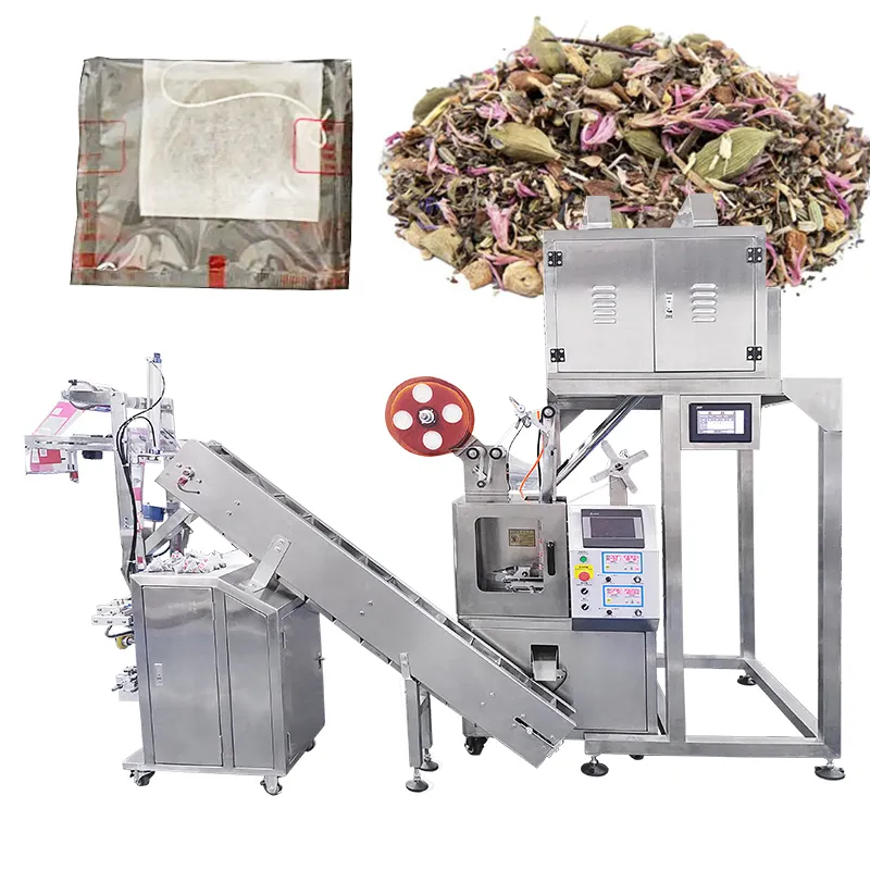 automatic small sachets filter paper bag flower herbal tea packing machine drip coffee bag packing machine