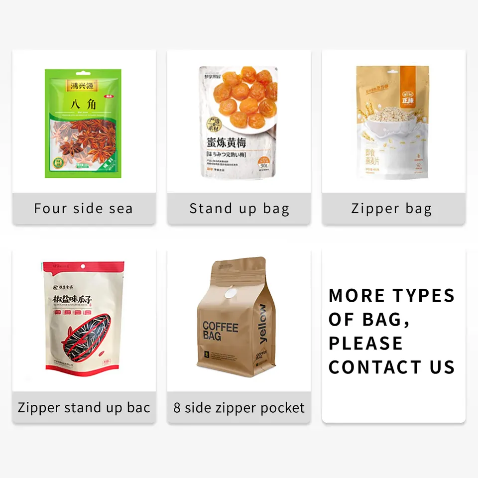 Stand up zipper bag packing machine Automatic Coffee bag Packing Machine granule packing machine