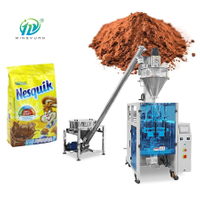automatic vertical powder packing machine 1kg 2kg 5kg bagging cassava wheat flour packaging machine