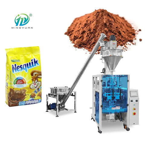 automatic vertical powder packing machine 1kg 2kg 5kg bagging cassava wheat flour packaging machine