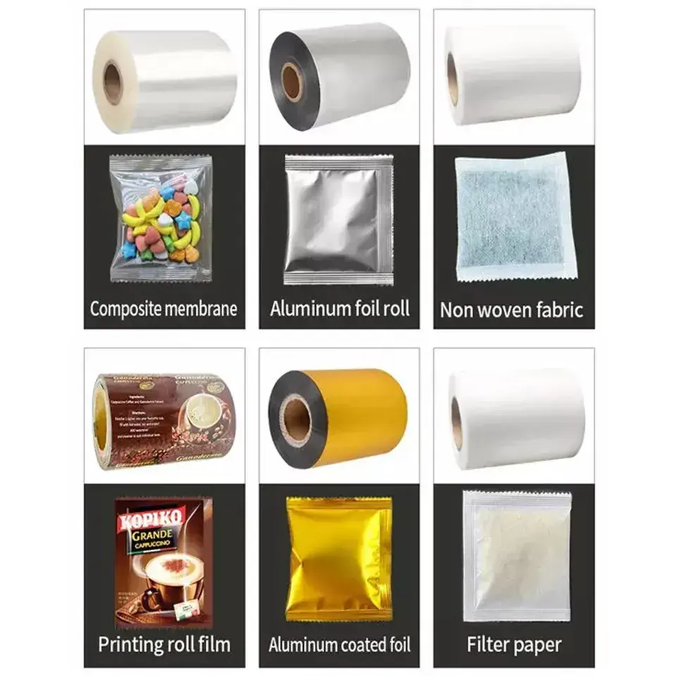 Stand up zipper bag packing machine Automatic spices ginger garlic pepper powder doypack packing machine powder packing machine