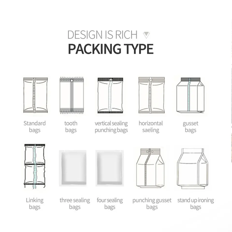 Automatic High Speed Small Vertical Pouch Ice Cream Powder Packing Machine