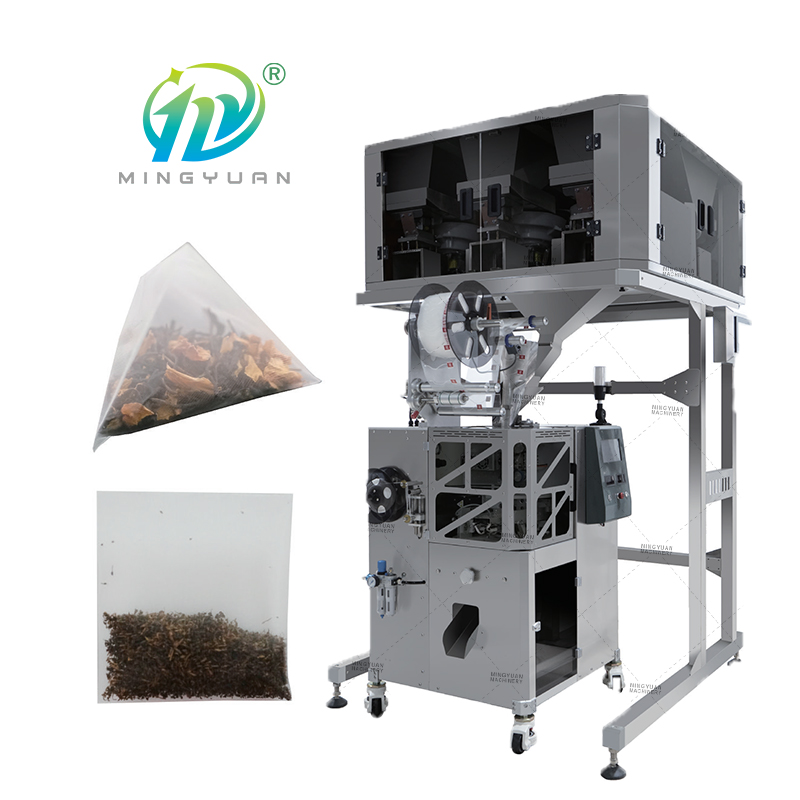 New Small Business Automatic triangle bag Packaging Machine for tea bag