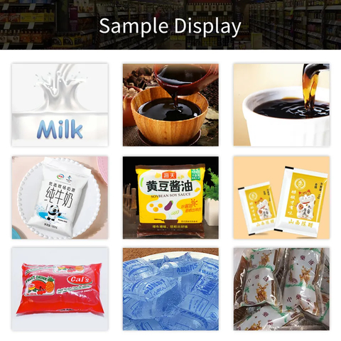 Honey hot sauce sauce sachet packing machine filling machine ketchup salad sauce bag packing machine