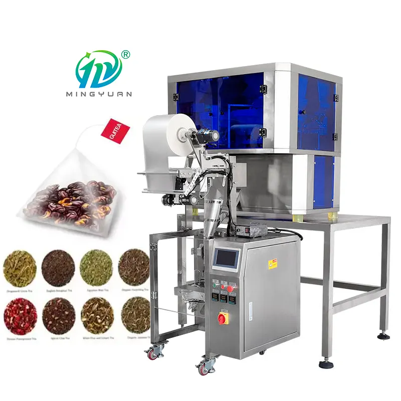 New Small Business Automatic Tea Bag Packaging Machine triangle bag low price packing machine