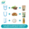 Stand up zipper bag packing machine automatic Coconut powder candy granule packing machine rotary bag packing machine
